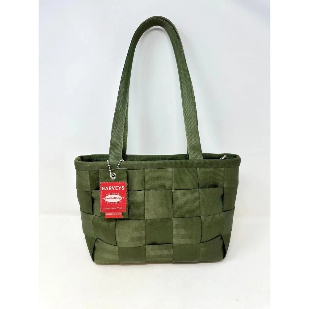 Harveys Original Y2K Double Strap Shoulder Seat Belt Bag Green